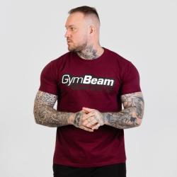 GymBeam Tričko Beam Burgundy GymBeam Tričko Beam Burgundy