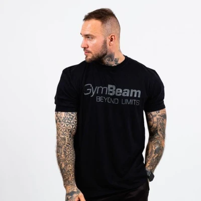 GymBeam Tričko Beyond Limits Black GymBeam Tričko Beyond Limits Black