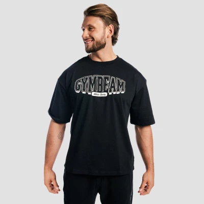 GymBeam Tričko Boxy Athletic Society Black