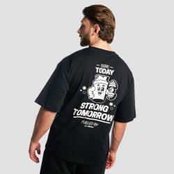 GymBeam Tričko Boxy Shaker Black