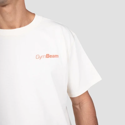 GymBeam Budapest Cream unisex tričko s krátkým rukávem