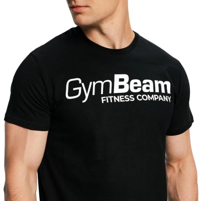 GymBeam Tričko Fitness Black
