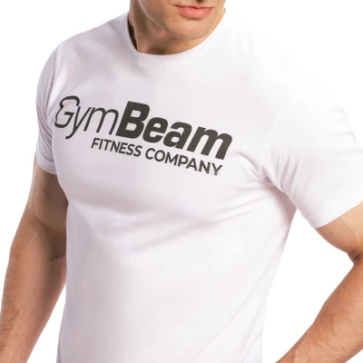 GymBeam Tričko Fitness White