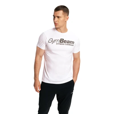 GymBeam Tričko Fitness White