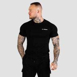 GymBeam Tričko Fitted TRN Black GymBeam Tričko Fitted TRN Black