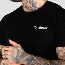 GymBeam Tričko Fitted TRN Black