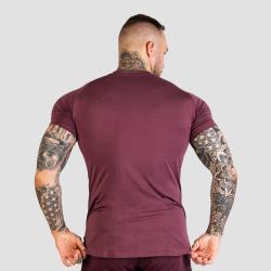 GymBeam Tričko Fitted TRN Eggplant