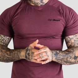 GymBeam Tričko Fitted TRN Eggplant