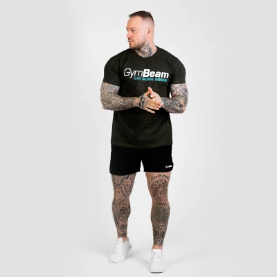 GymBeam Tričko Grow Black