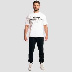 GymBeam Tričko Gym Therapy White