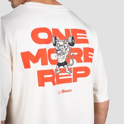 GymBeam GymRat Cream pánské tričko