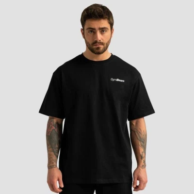 GymBeam Tričko Oversized Limitless Black GymBeam Tričko Oversized Limitless Black
