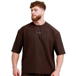 GymBeam Oversized Unstoppable T-shirt Brown