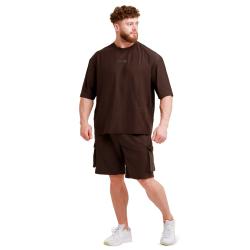 GymBeam Oversized Unstoppable T-shirt Brown
