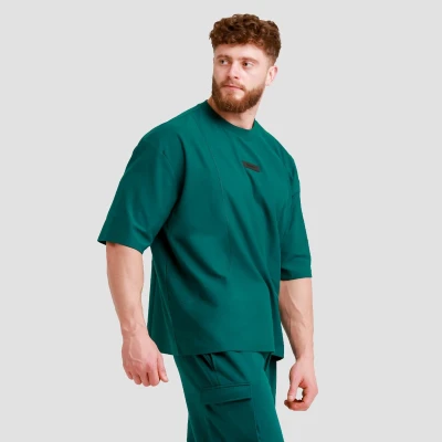 GymBeam Unstoppable Green pánské oversized tričko