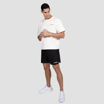 GymBeam Prague Cream unisex tričko s krátkým rukávem