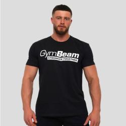 GymBeam Tričko Stronger Together Black GymBeam Tričko Stronger Together Black