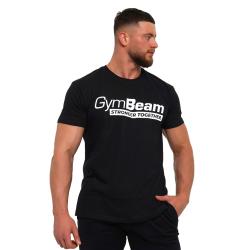 GymBeam Tričko Stronger Together Black
