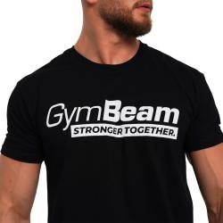 GymBeam Tričko Stronger Together Black