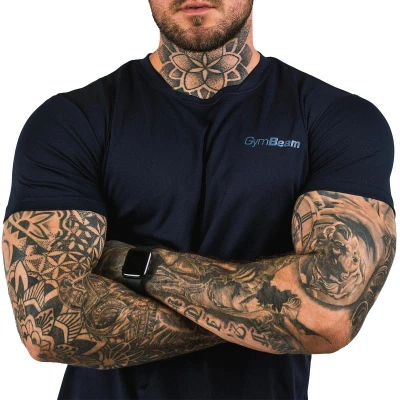 GymBeam Tričko TRN Navy