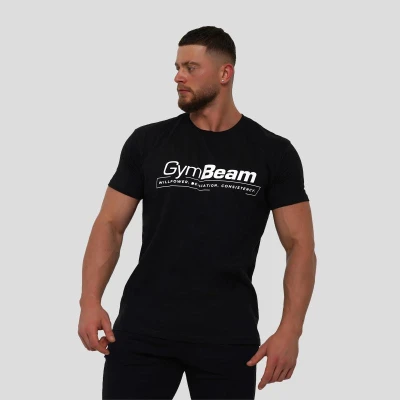 GymBeam Tričko Willpower Black