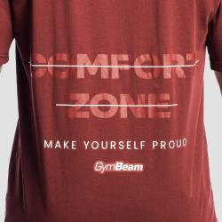 GymBeam Tričko Zone Cherrywood