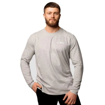 GymBeam Triko Basic s dlouhým rukavem Grey GymBeam Triko Basic s dlouhým rukavem Grey