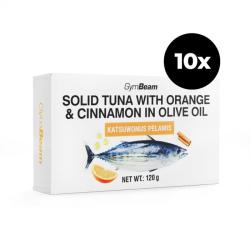 GymBeam Tuna in Olive Oil with Orange Cinnamon 10 x 120 g GymBeam Tuna in Olive Oil with Orange Cinnamon 10 x 120 g