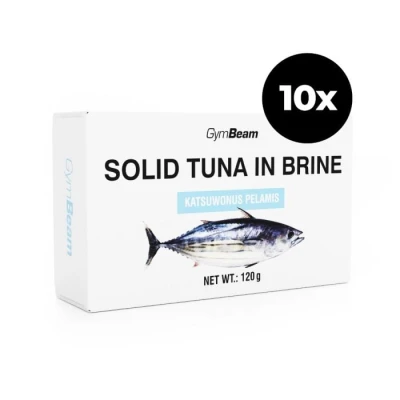 GymBeam Tuňák ve vlastní šťávě 10 x 120 g