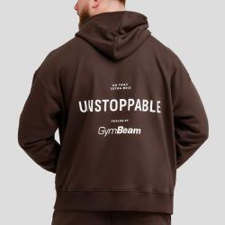 GymBeam Unstoppable Hoodie Brown