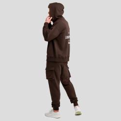 GymBeam Unstoppable Hoodie Brown