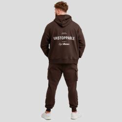 GymBeam Unstoppable Hoodie Brown