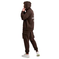 GymBeam Unstoppable Hoodie Brown