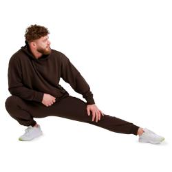 GymBeam Unstoppable Hoodie Brown