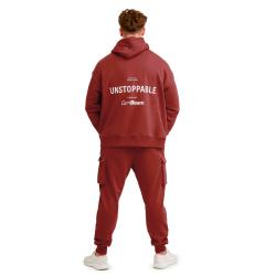 GymBeam Unstoppable Hoodie Red