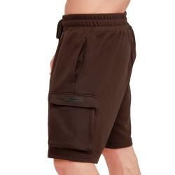 GymBeam Utility Shorts Brown