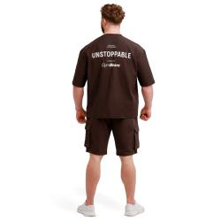 GymBeam Utility Shorts Brown