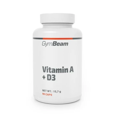 GymBeam Vitamín A + D3 90 kaps. GymBeam Vitamín A + D3 90 kaps.