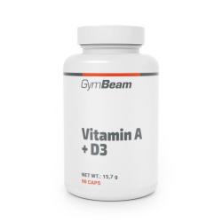 GymBeam Vitamín A + D3 90 kaps. (VÝPRODEJ)