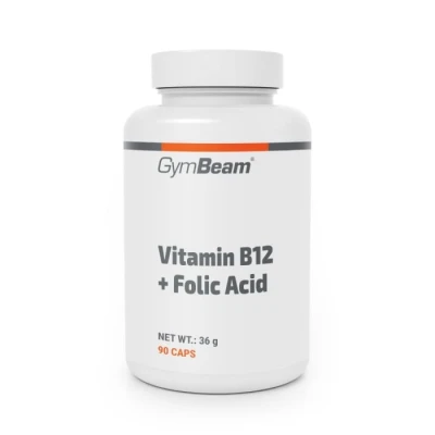 GymBeam Vitamín B12 + Kyselina listová 90 kaps.