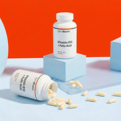 GymBeam Vitamín B12 + Kyselina listová 90 kaps.