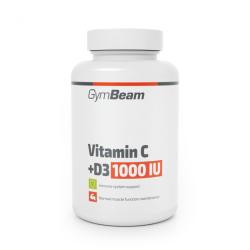 GymBeam Vitamín C + D3 1000 IU 90 kaps. GymBeam Vitamín C + D3 1000 IU 90 kaps.