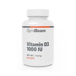 GymBeam Vitamín D3 1000 IU 60 kaps.