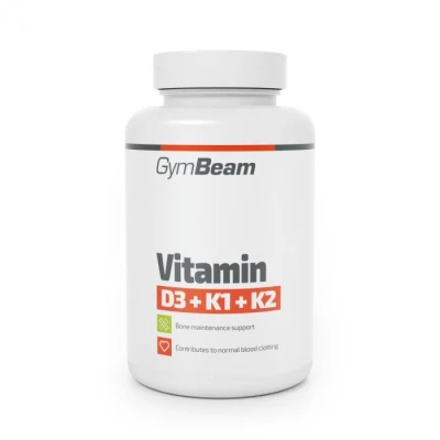 GymBeam Vitamín D3+K1+K2 120 kaps. GymBeam Vitamín D3+K1+K2 120 kaps.