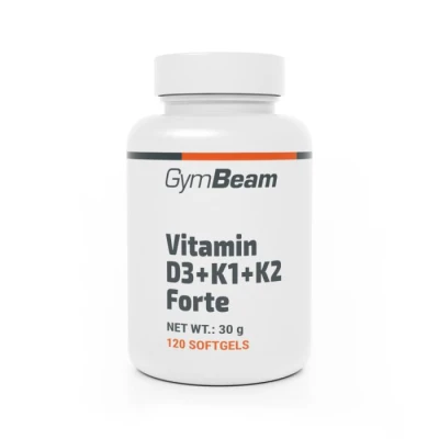 GymBeam Vitamin D3+K1+K2 Forte 120 kaps. GymBeam Vitamin D3+K1+K2 Forte 120 kaps.