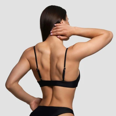 GymBeam Curacao Black vrchní díl dámských plavek