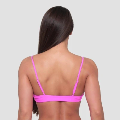 GymBeam CURACAO Pink dámský vrchní díl plavek