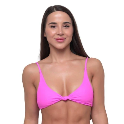 GymBeam CURACAO Pink dámský vrchní díl plavek