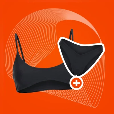 GymBeam Vrchní díl plavek HAWAII Black GymBeam Vrchní díl plavek HAWAII Black