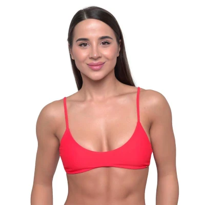 GymBeam HAWAII Red dámský vrchní díl plavek